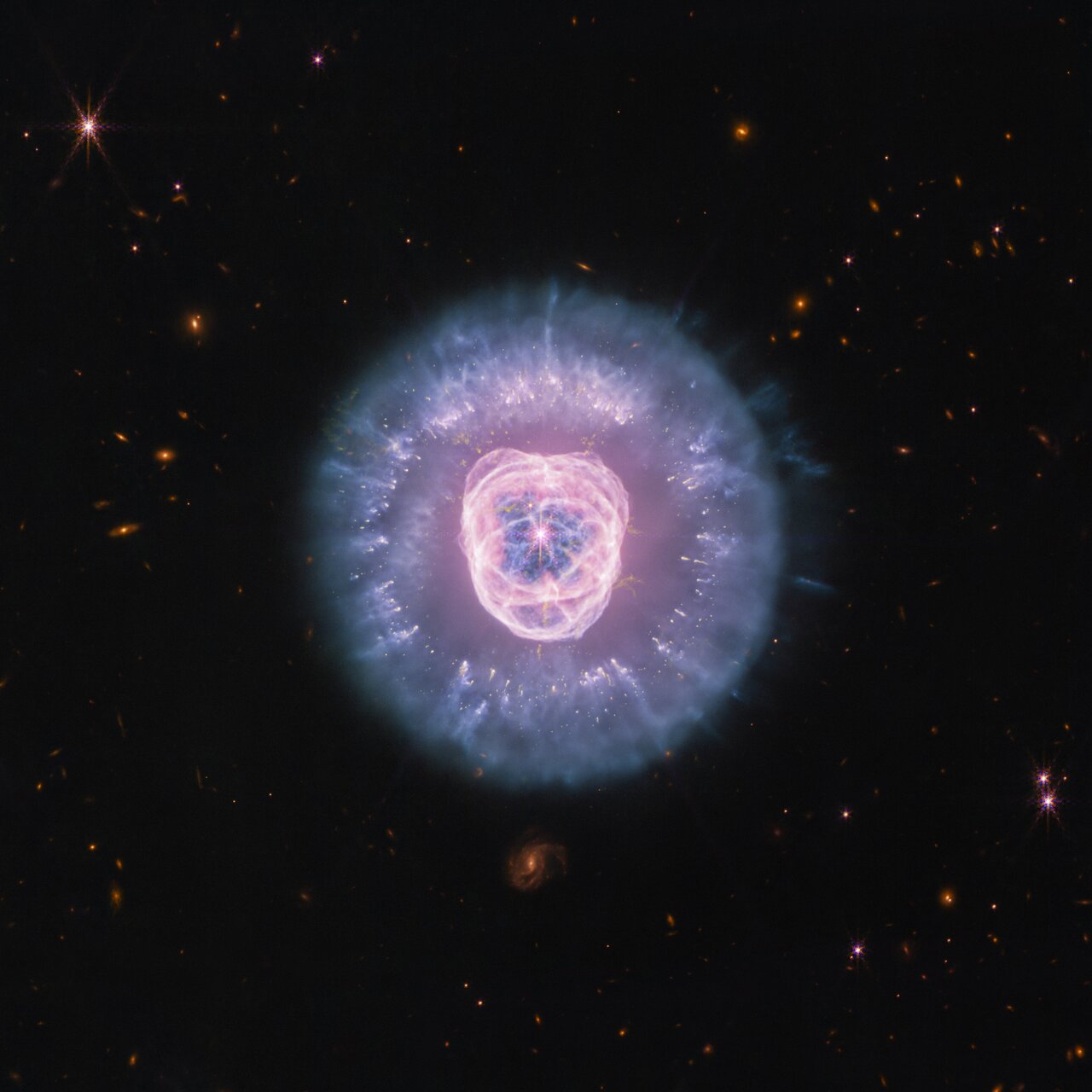 JWST Images The Lion's Head Nebula