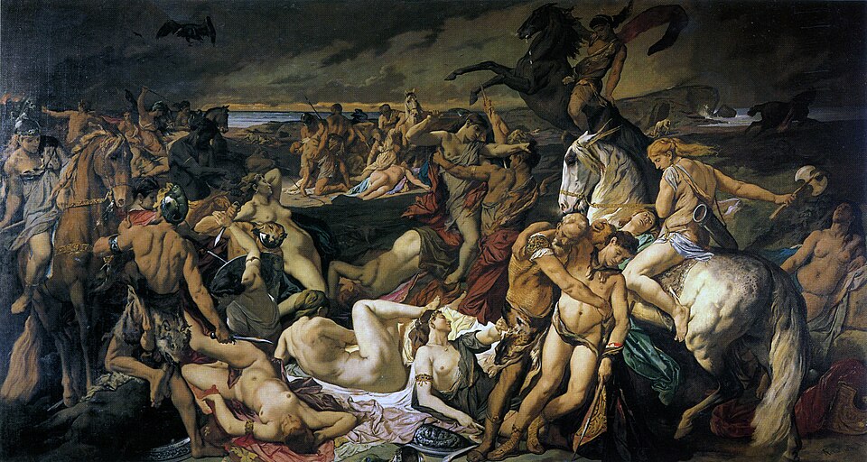 Le Combat des Amazones, Anselm Feuerbach