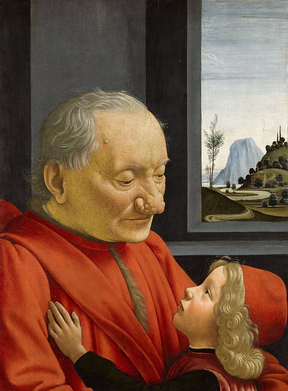 Portrait d'un vieillard et d'un jeune garçon, Domenico Ghirlandaio