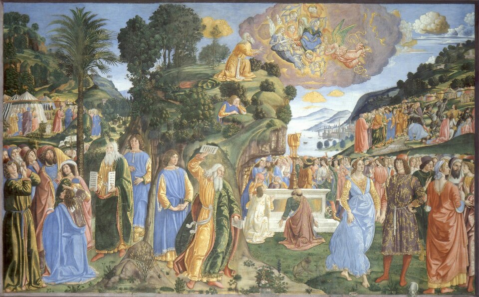 La Remise des Tables de la Loi, Cosimo Rosselli