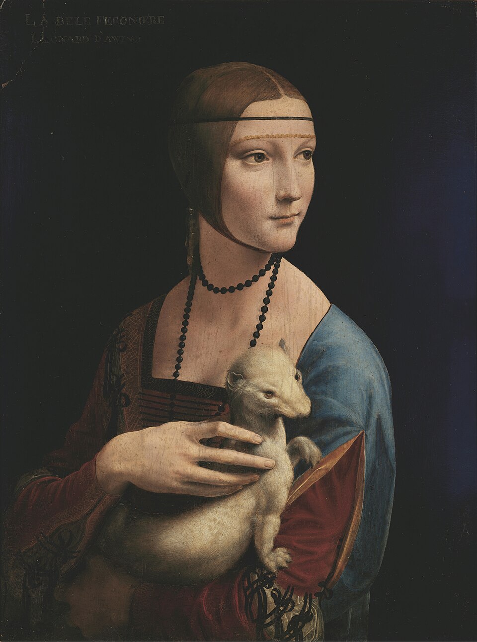 La Dame à l'hermine, Léonard de Vinci
