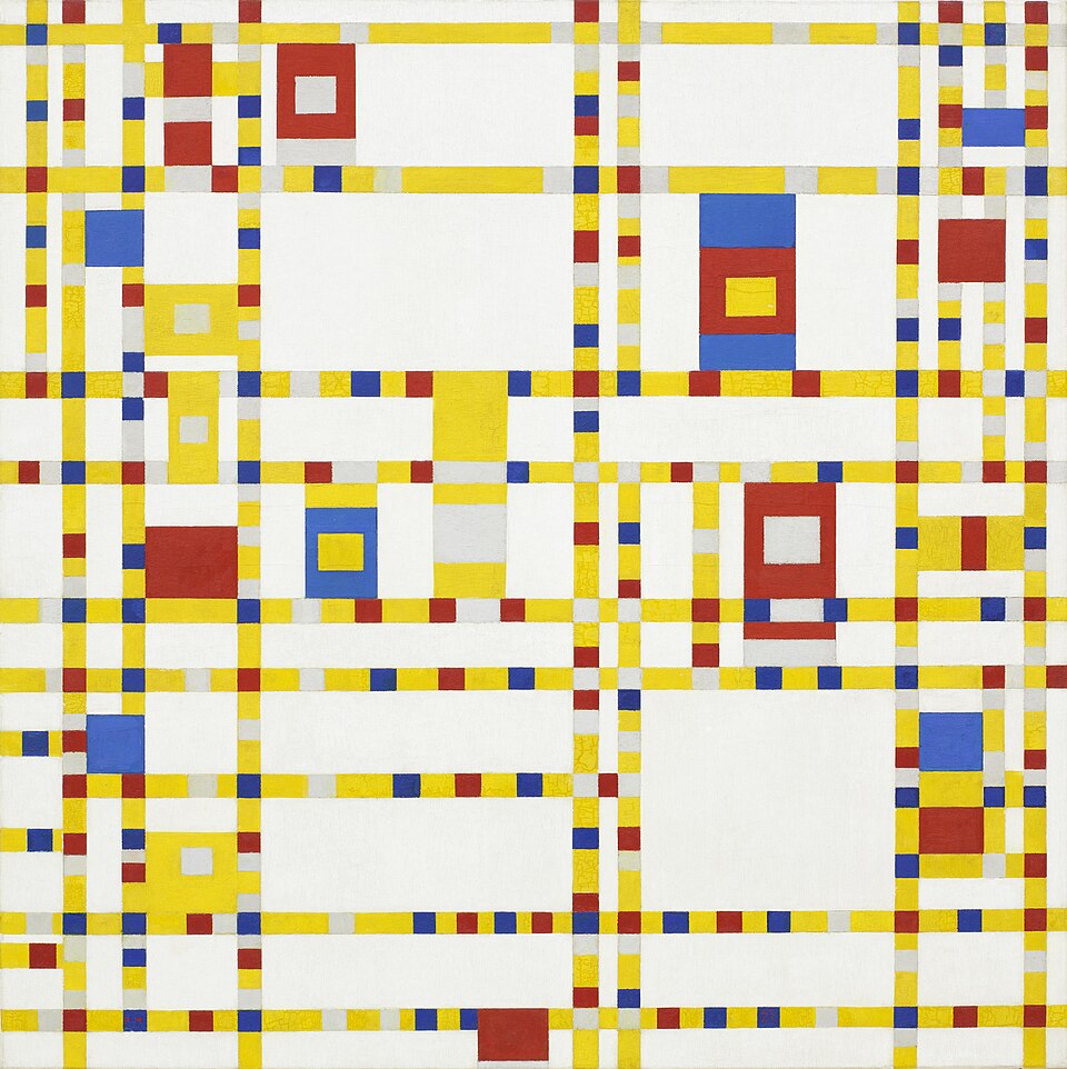 Broadway Boogie-Woogie, Piet Mondrian