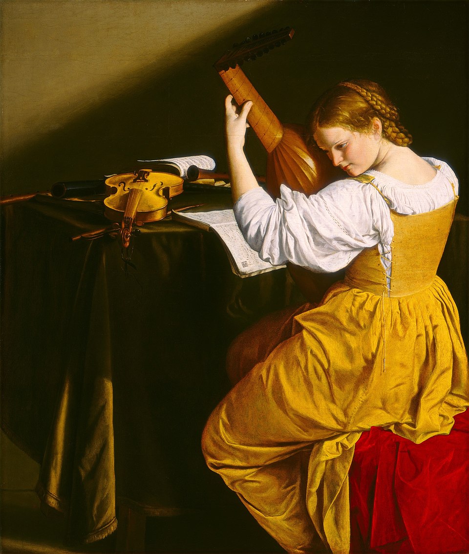 La Joueuse de luth, Orazio Gentileschi