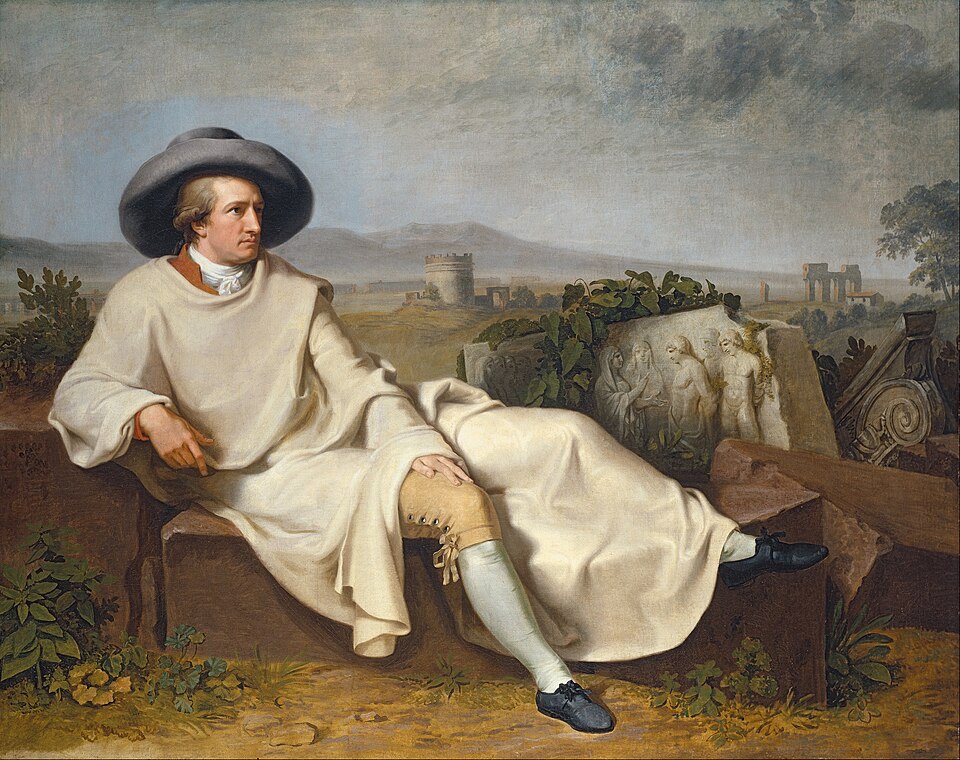Goethe dans la campagne romaine, Johann Heinrich Wilhelm Tischbein