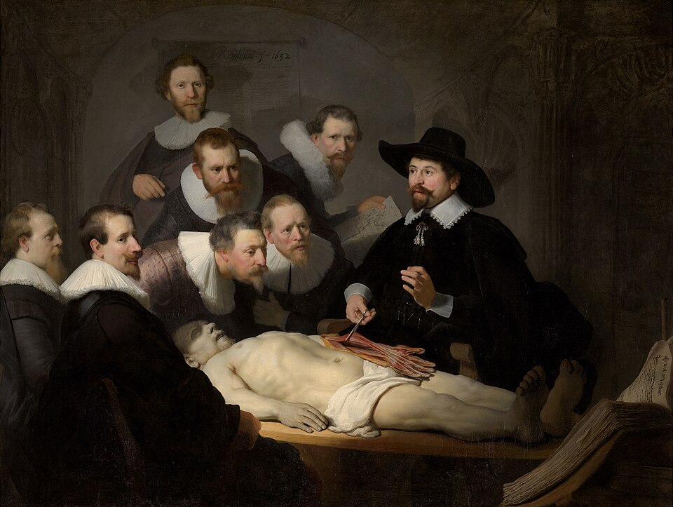 La Leçon d'anatomie du docteur Tulp, Rembrandt