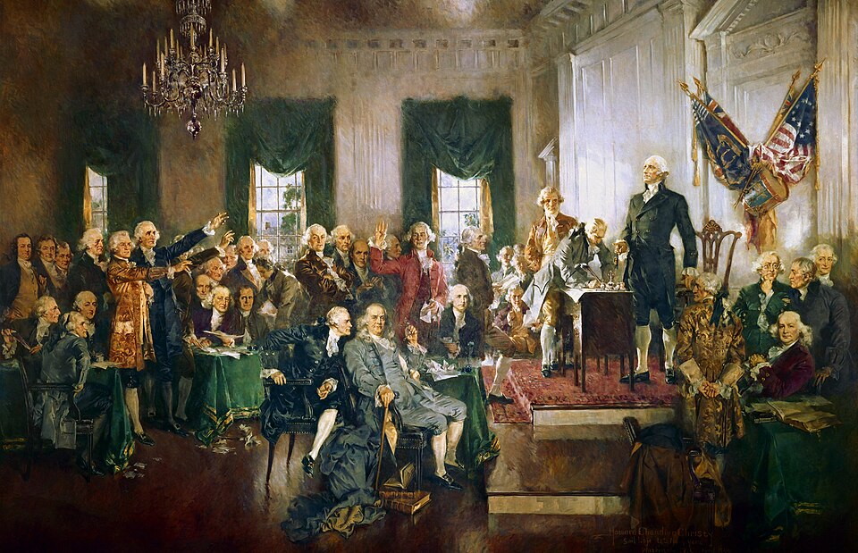Scène à la signature de la Constitution des États-Unis, Howard Chandler Christy