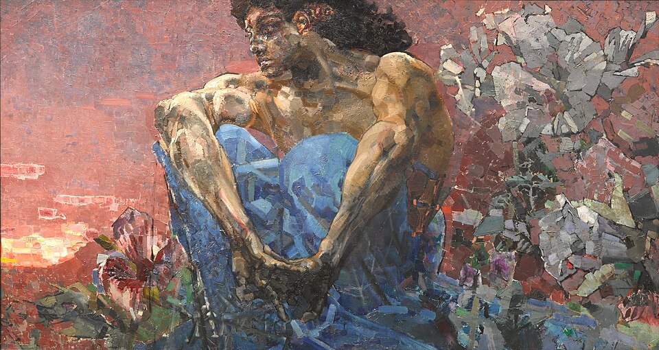 Le Démon assis, Mikhaïl Vroubel