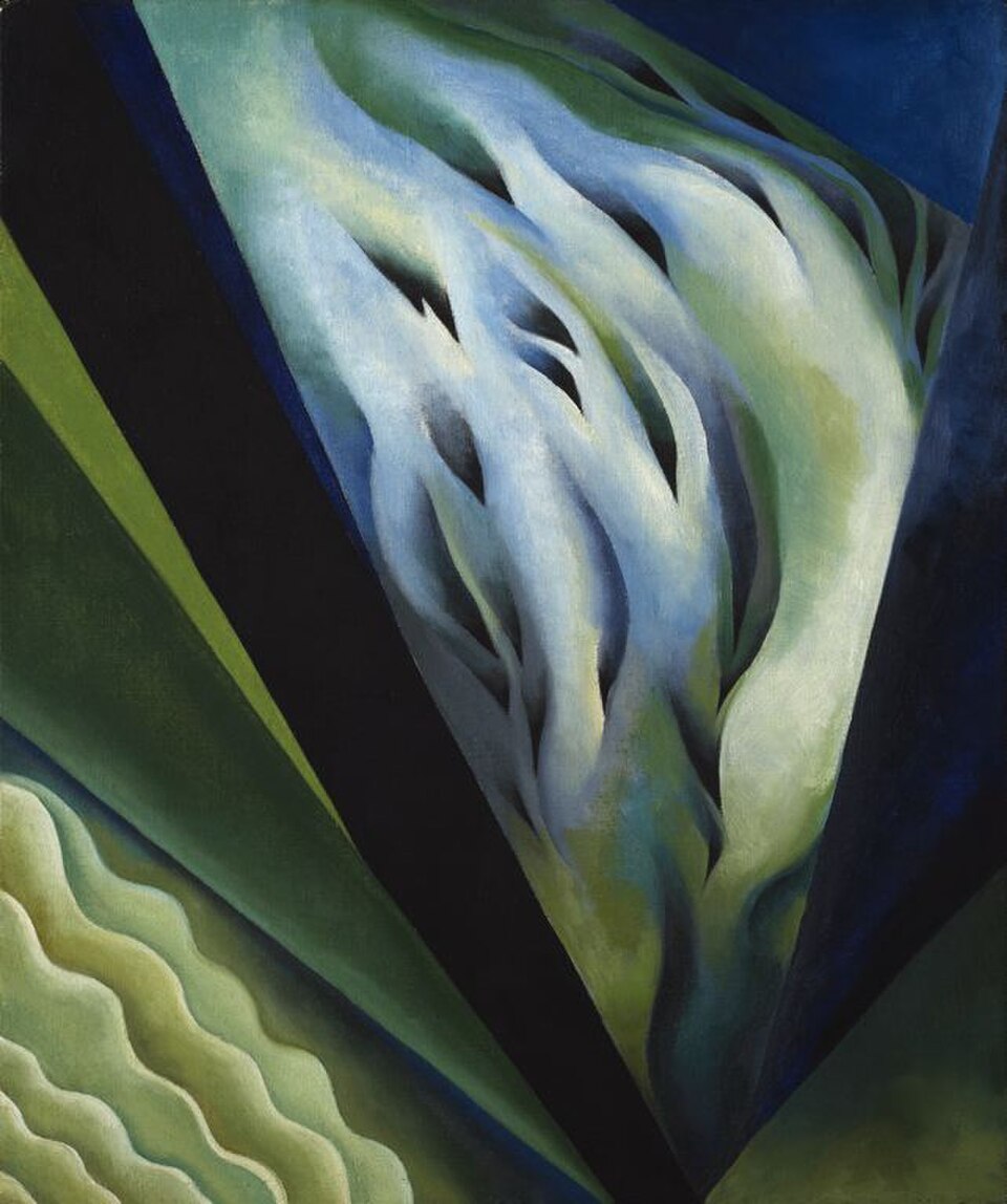 Musique bleue et verte, Georgia O'Keeffe