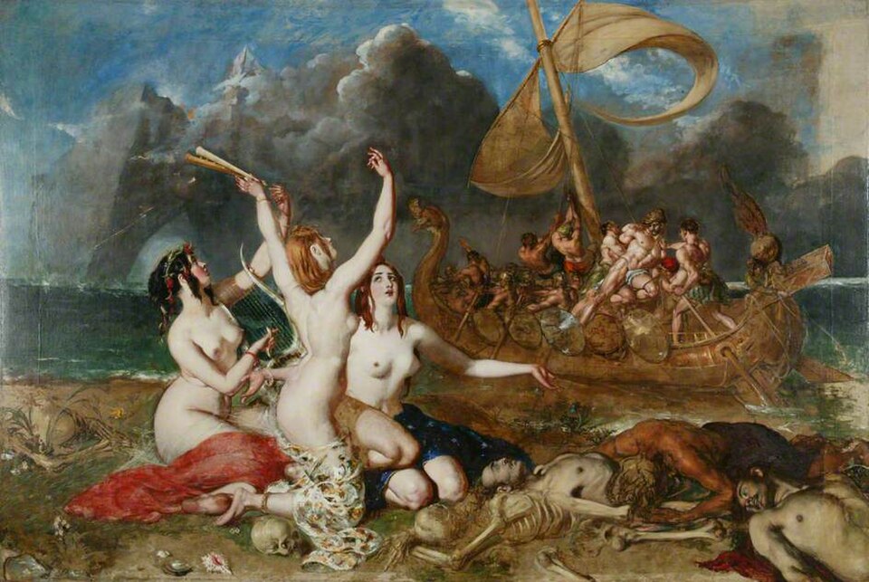 Les Sirènes et Ulysse, William Etty