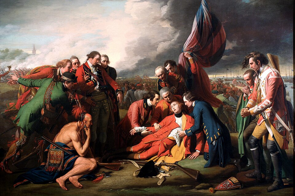 La Mort du général Wolfe, Benjamin West
