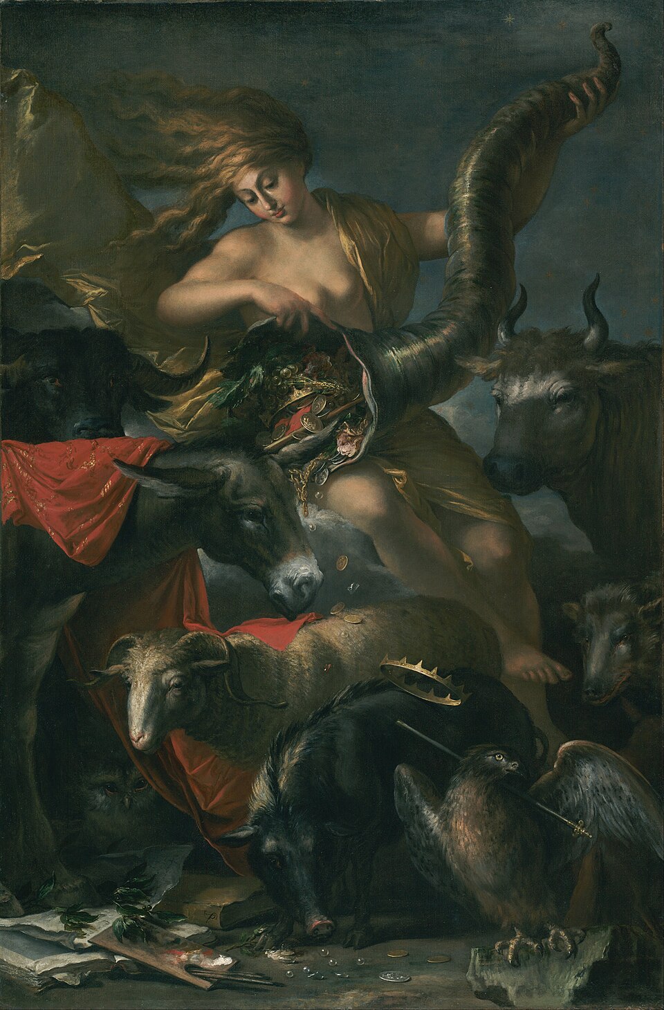 Allégorie de la Fortune, Salvator Rosa