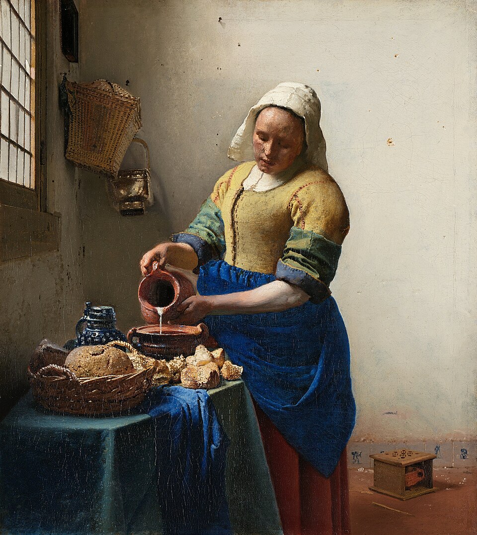La Laitière, Johannes Vermeer