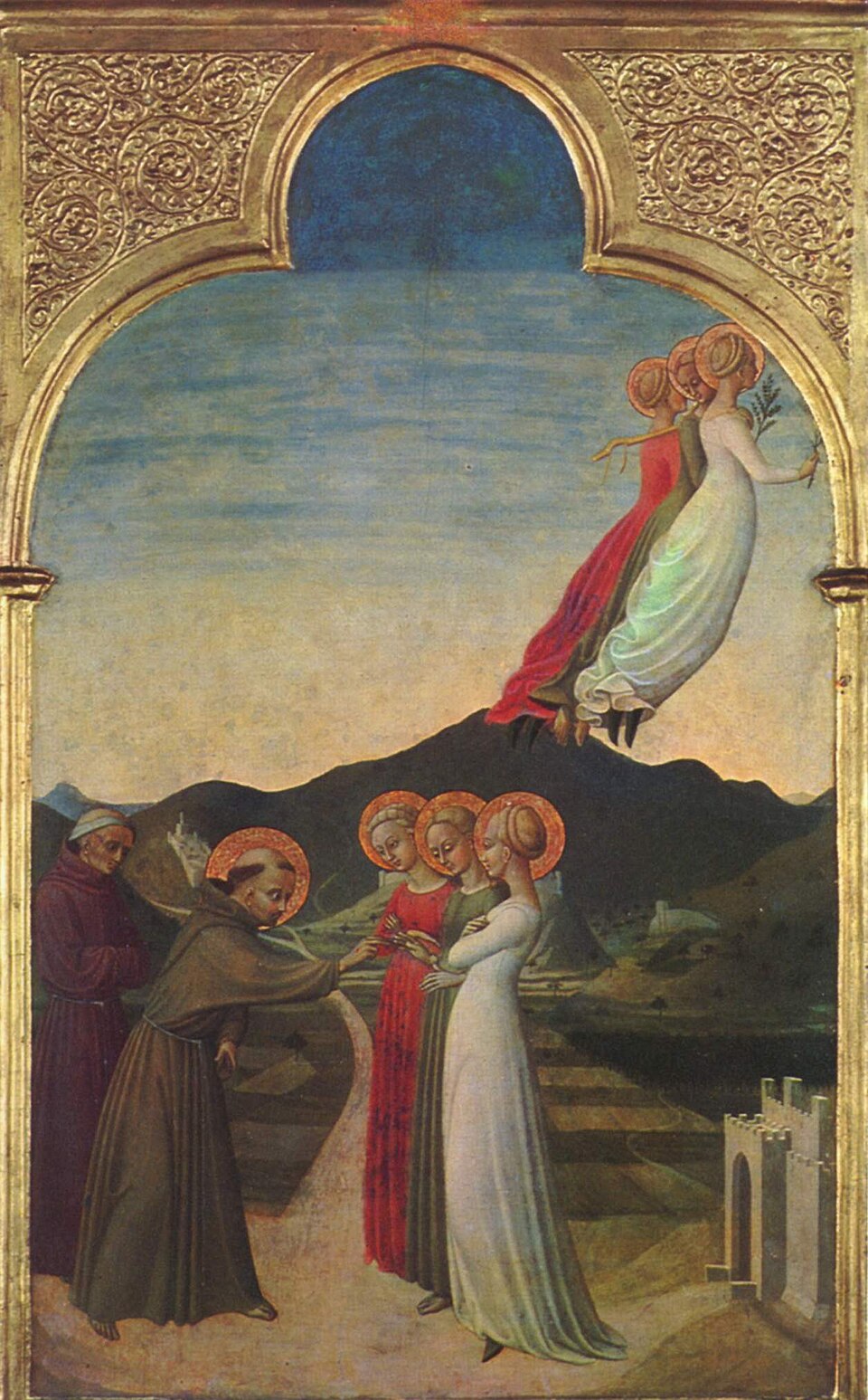 Le Mariage mystique de saint François d'Assise, Sassetta