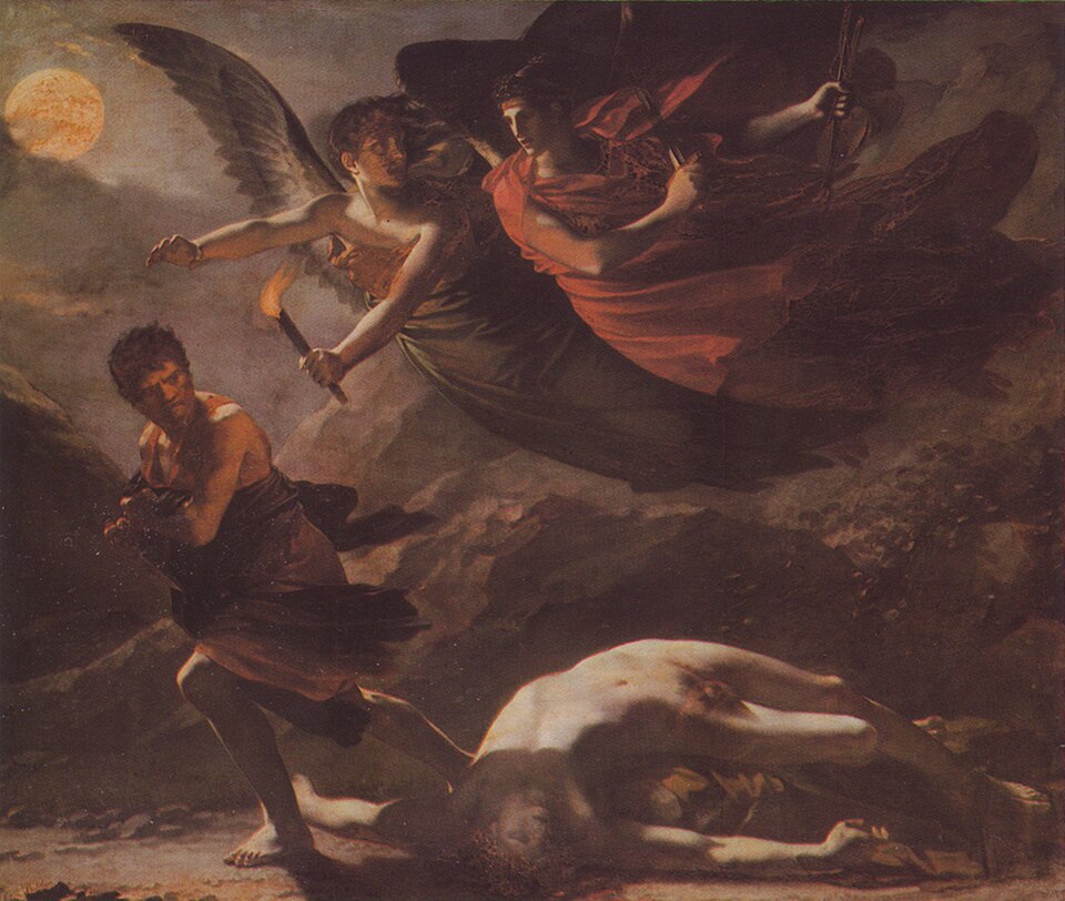 La Justice et la Vengeance divine poursuivant le Crime, Pierre-Paul Prud'hon