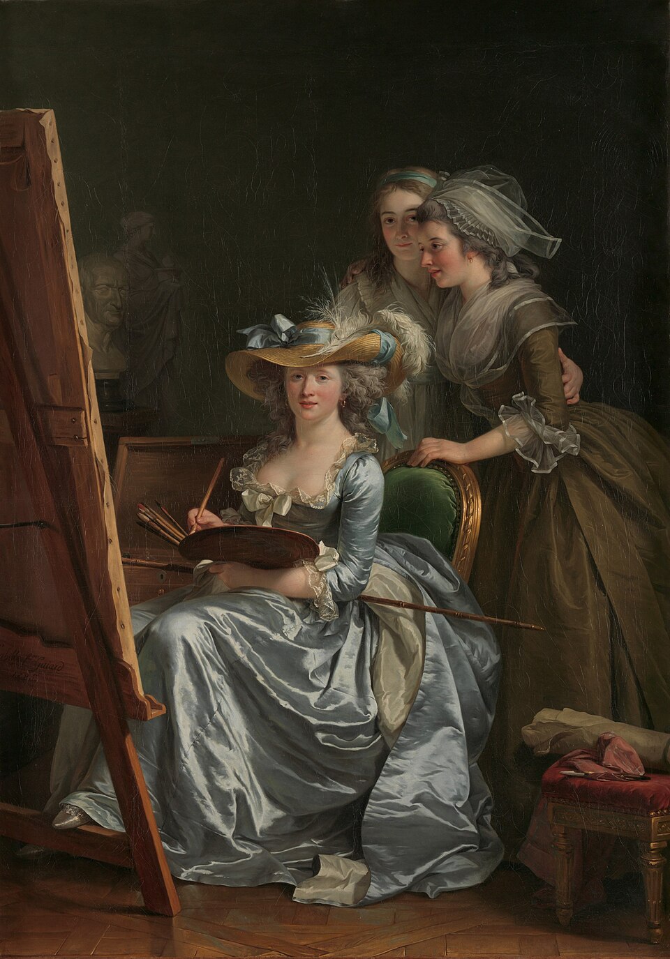 Autoportrait avec deux élèves, Adélaïde Labille-Guiard