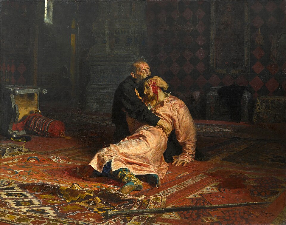 Ivan le Terrible tue son fils, Ilia Répine