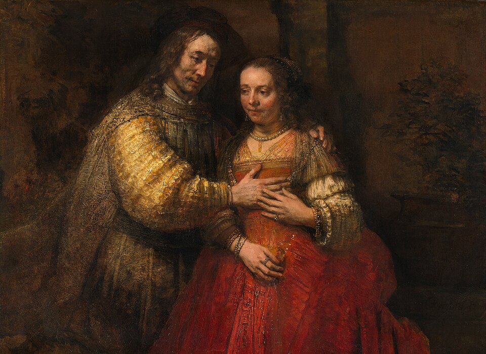 La Fiancée juive, Rembrandt