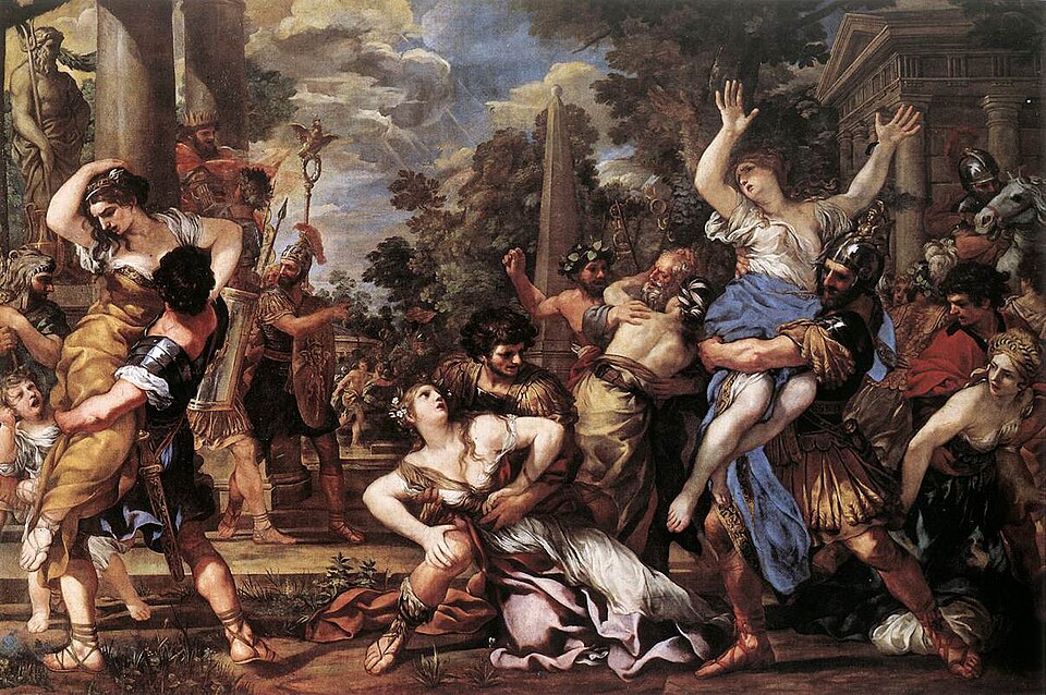 L'Enlèvement des Sabines, Pierre de Cortone