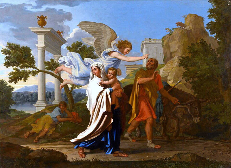 La Fuite en Égypte, Nicolas Poussin