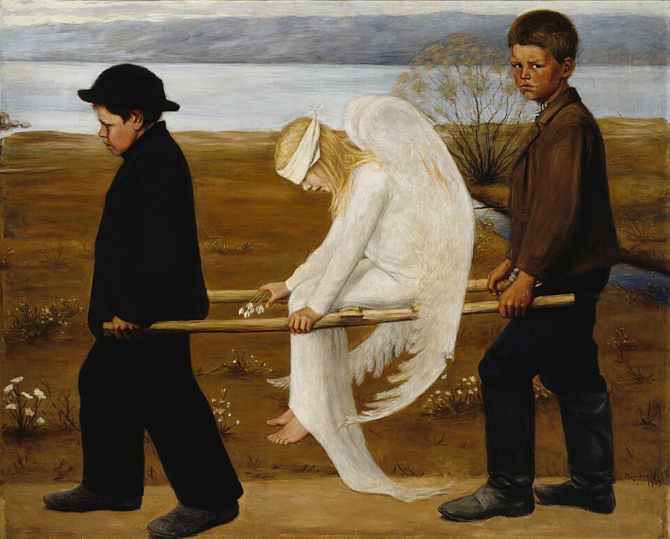 L'Ange blessé, Hugo Simberg