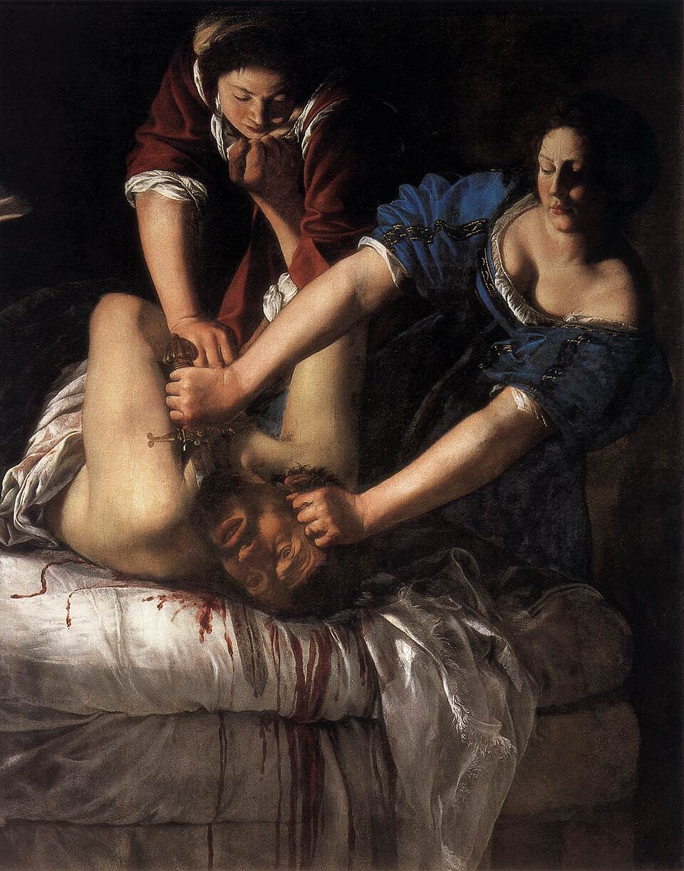 Judith décapitant Holopherne, Artemisia Gentileschi