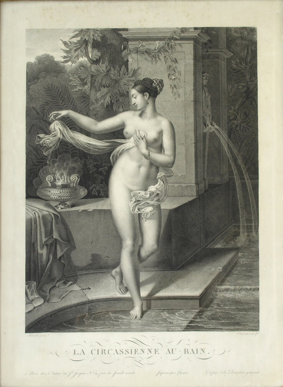 La Circassienne au bain, Merry-Joseph Blondel