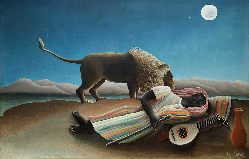 La Bohémienne endormie, Henri Rousseau