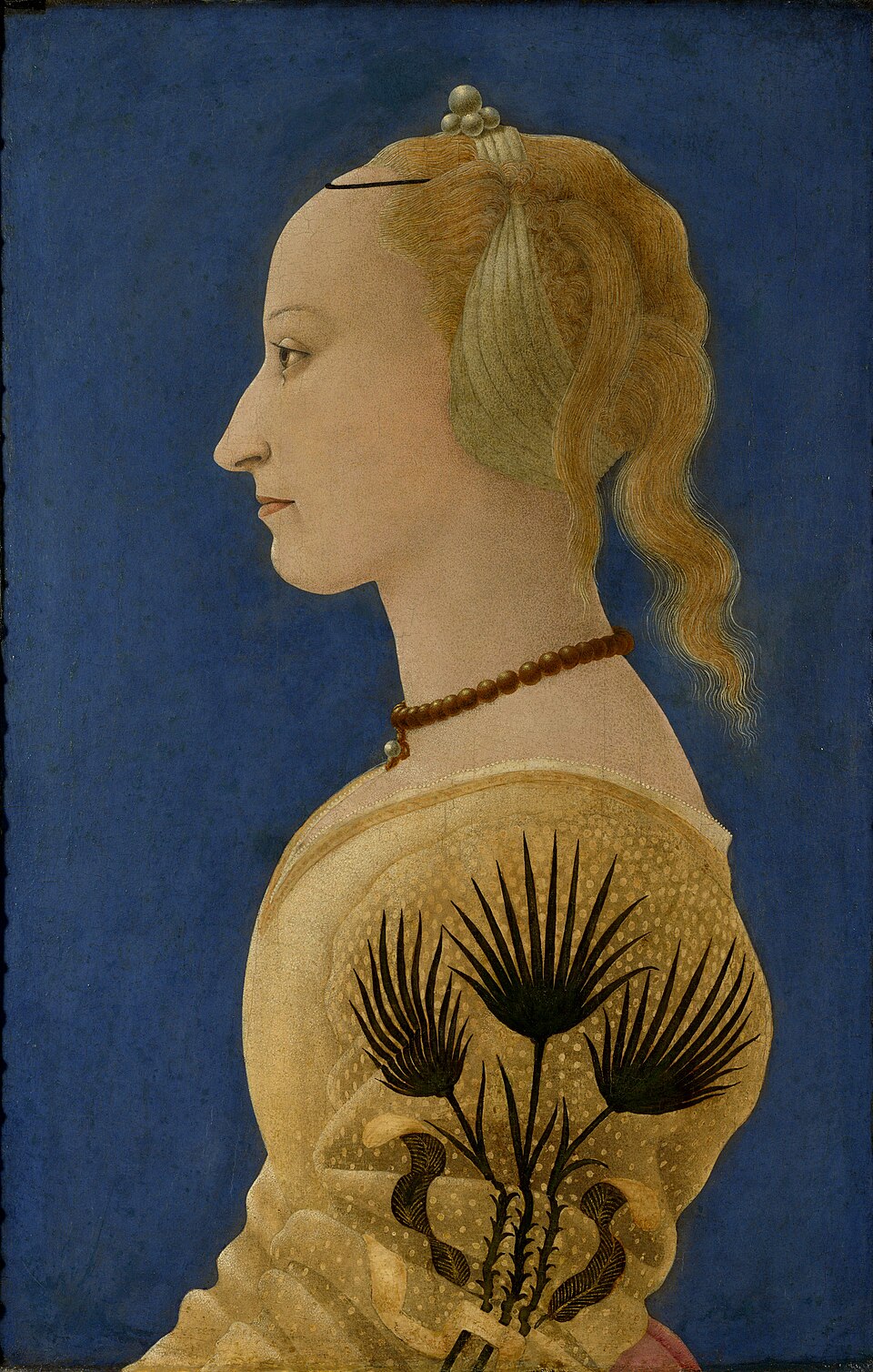 Portrait d'une femme en jaune, Alesso Baldovinetti