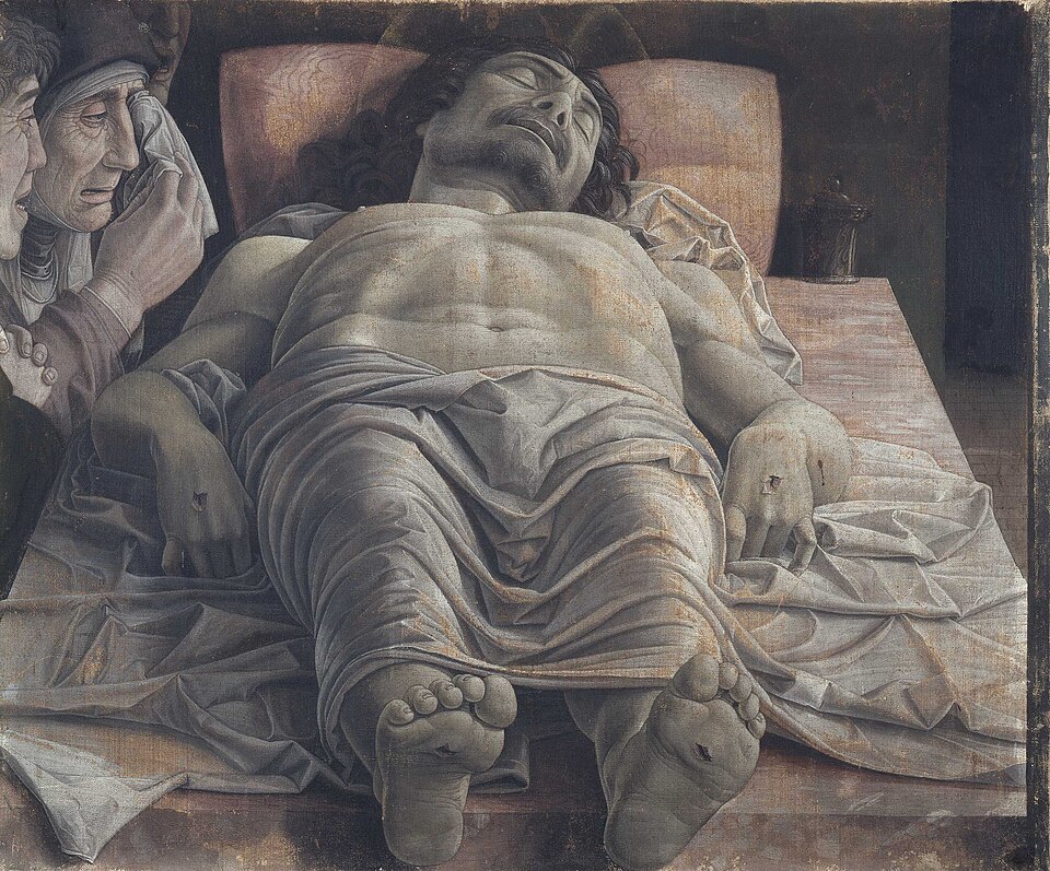 La Lamentation sur le Christ mort, Andrea Mantegna
