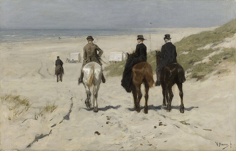 Chevauchée matinale sur la plage, Anton Mauve