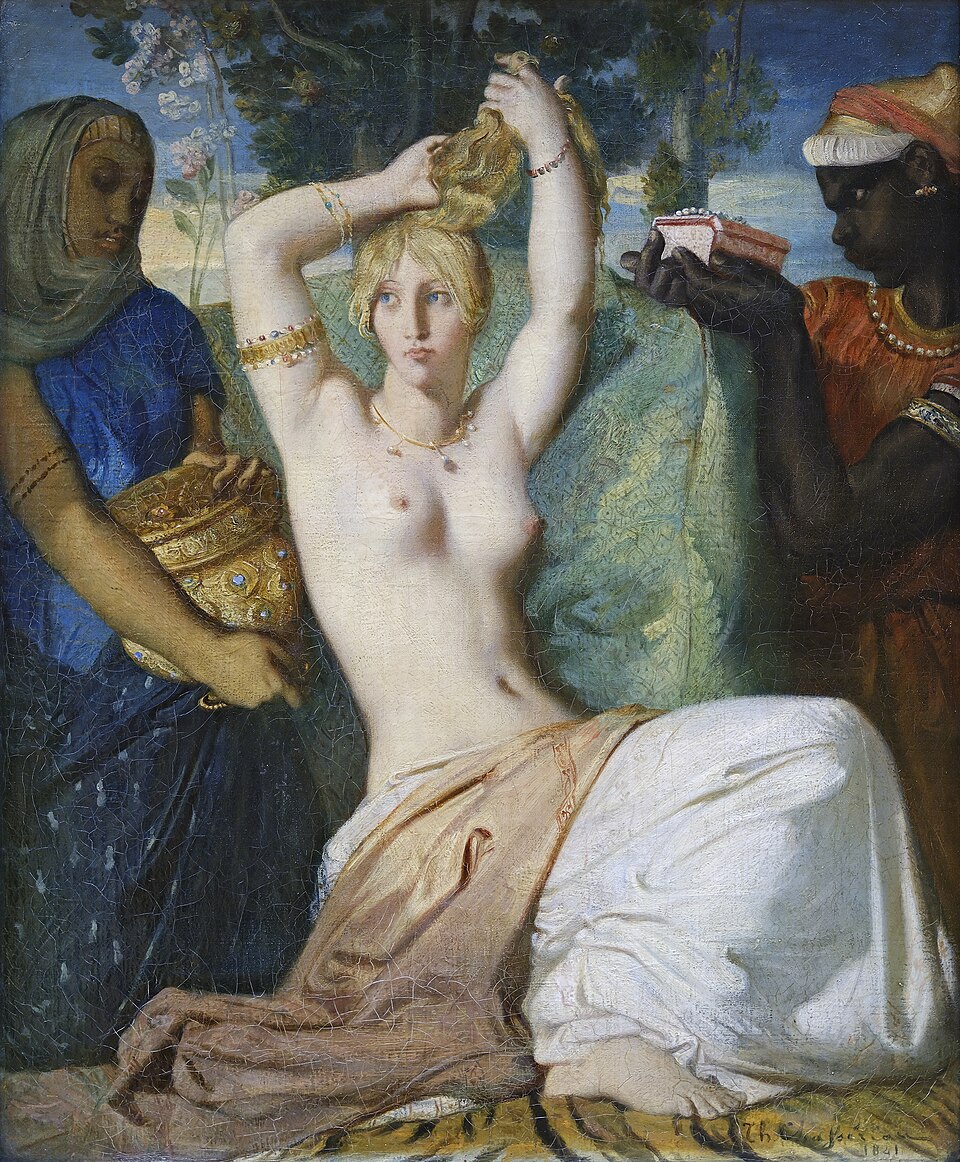 La Toilette d'Esther, Théodore Chassériau