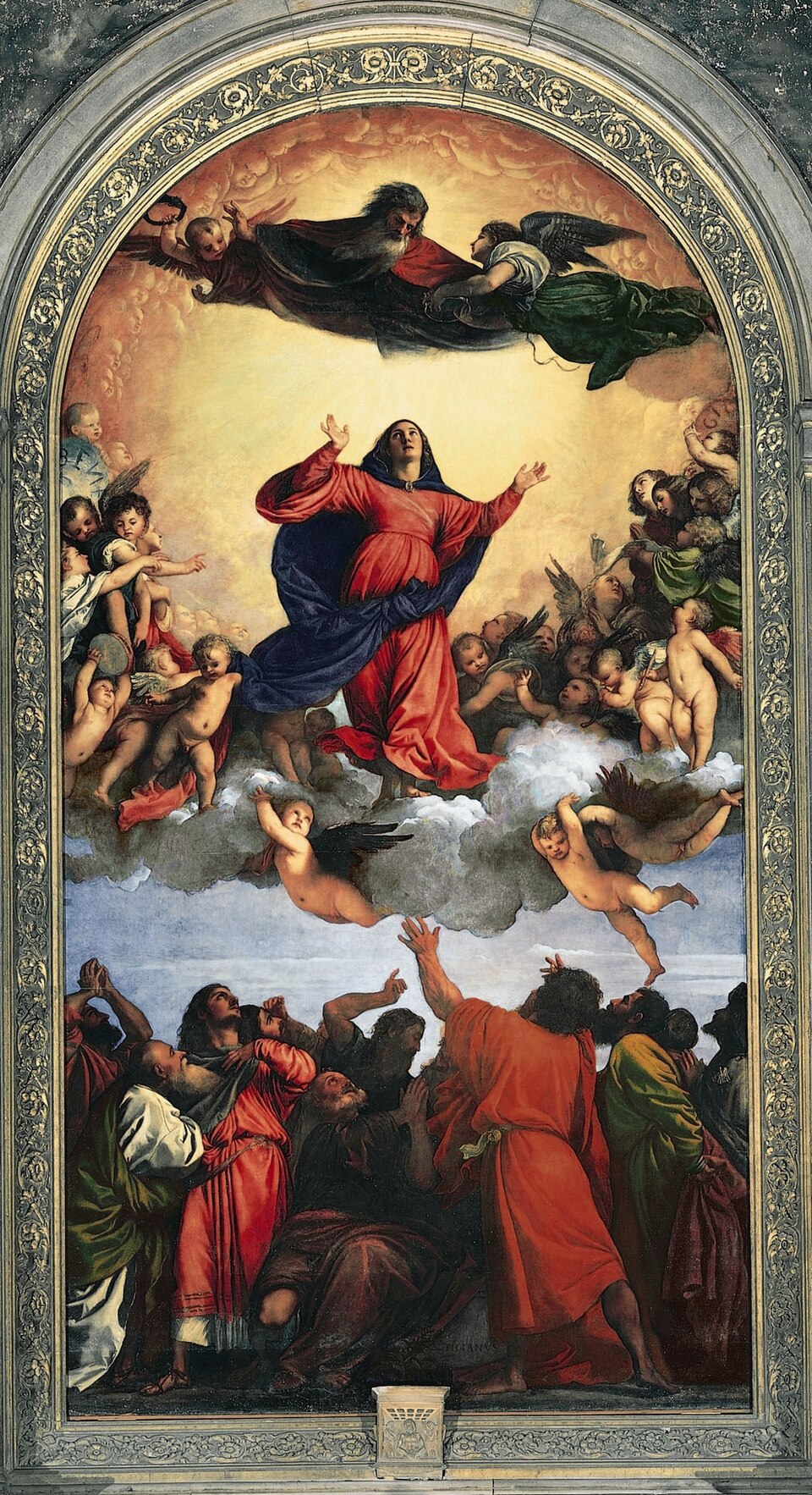 L'Assomption de la Vierge, Titien
