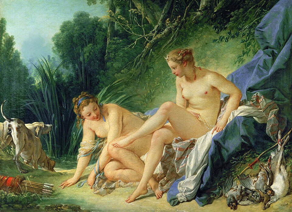 Diane sortant du bain, François Boucher