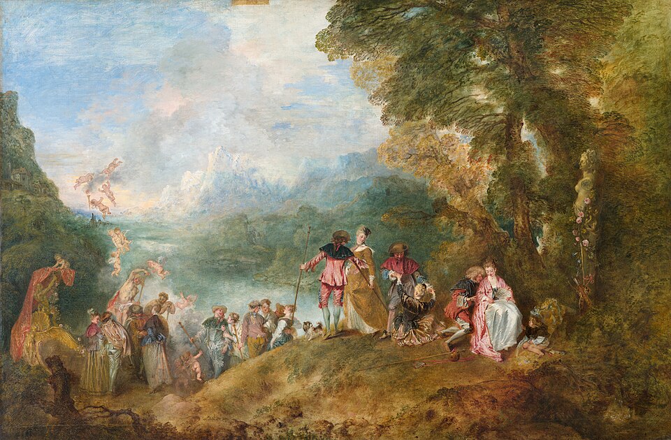 Le Pèlerinage à l'île de Cythère, Antoine Watteau