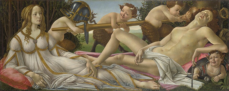 Vénus et Mars, Sandro Botticelli