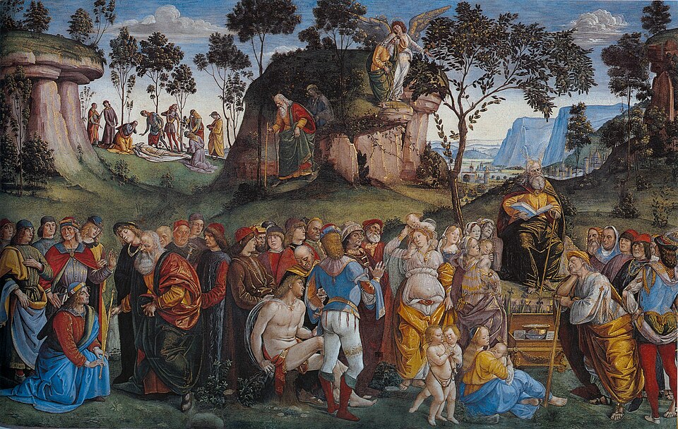 Le Testament et la mort de Moïse, Luca Signorelli