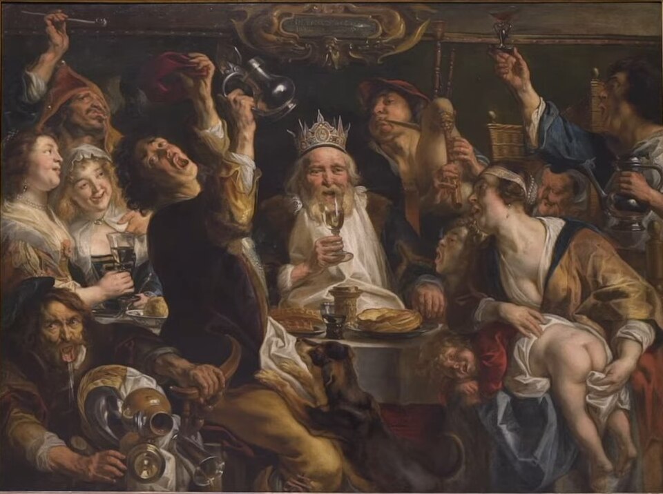 Le roi boit, Jacob Jordaens