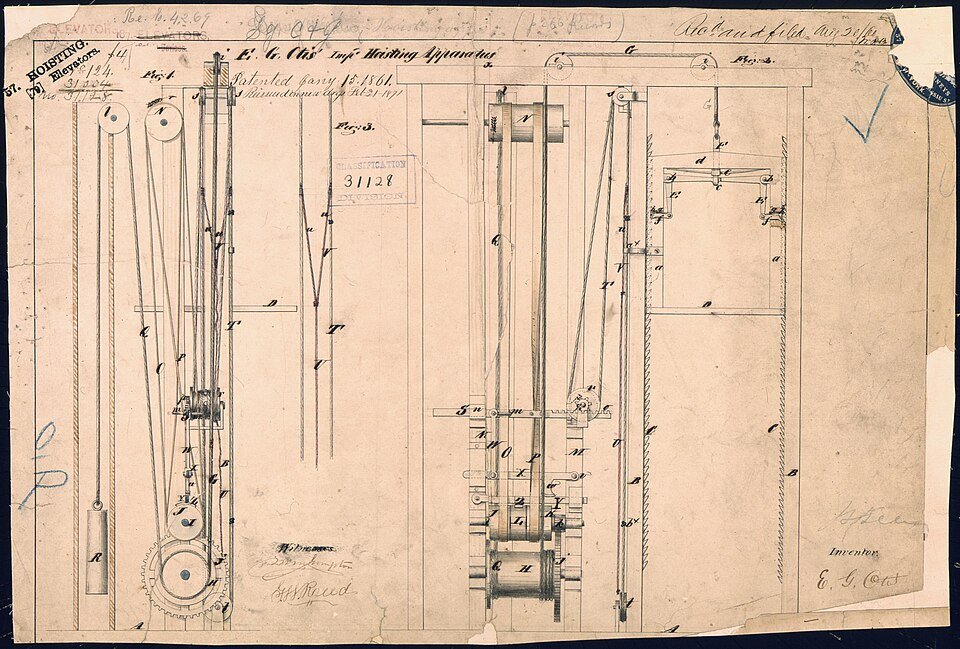 L'ascenseur de sûreté, Elisha Otis