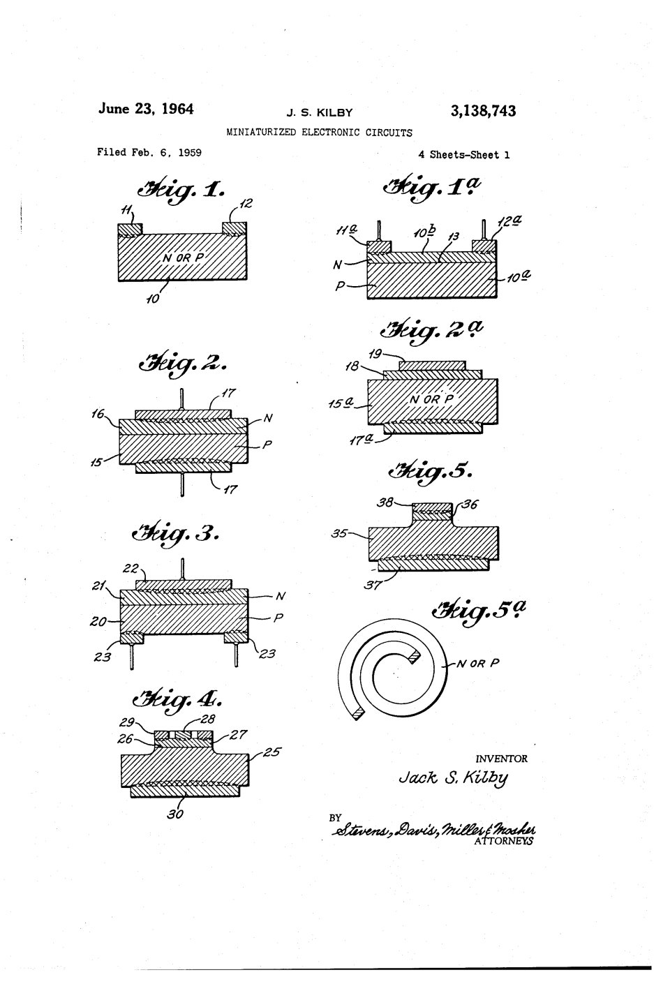 Le circuit intégré, Jack Kilby