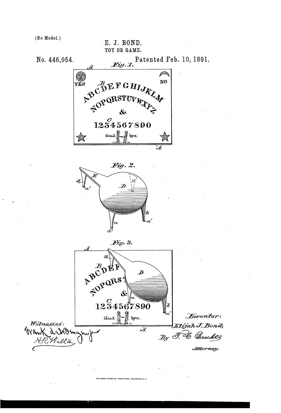 La planche de Ouija, Elijah Bond