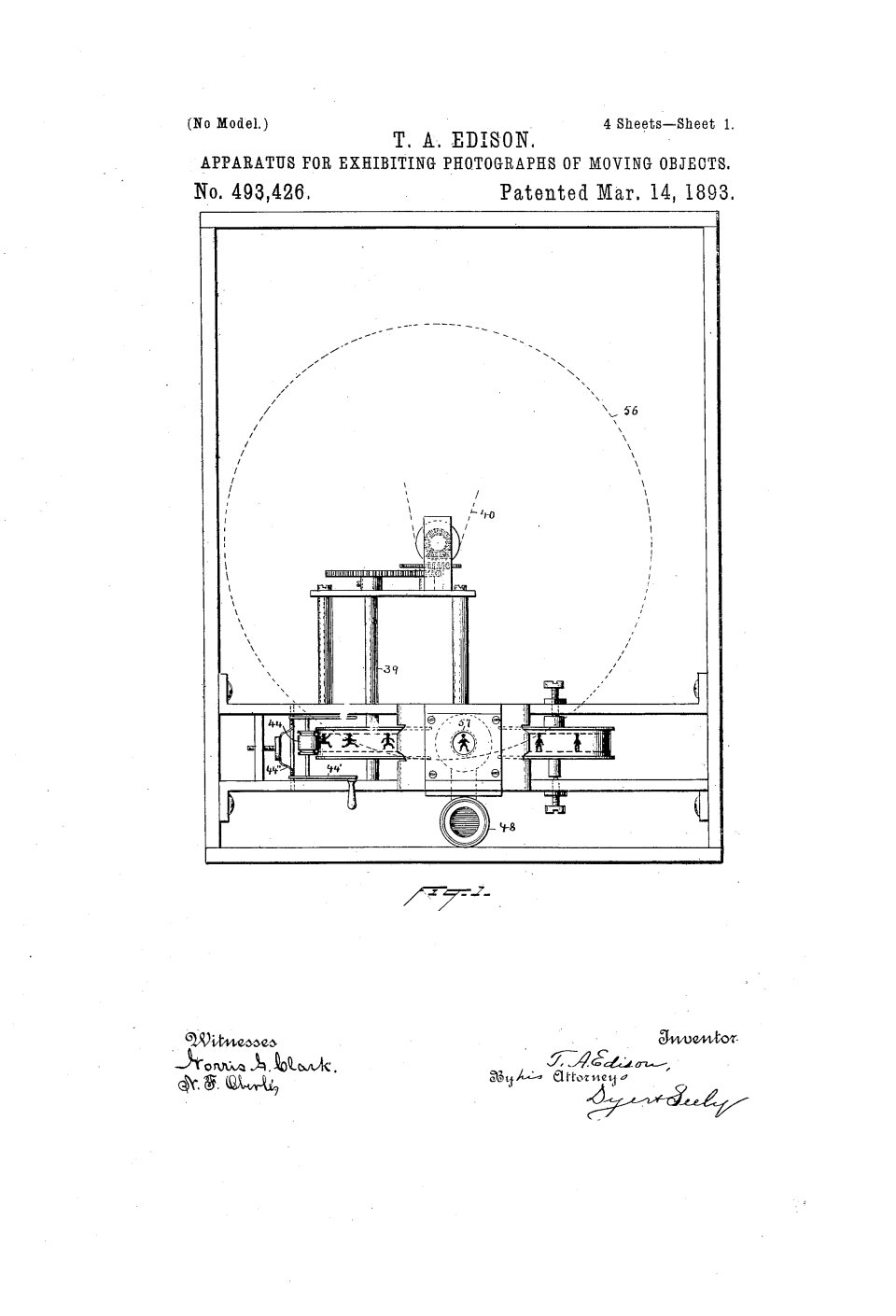 Le Kinétoscope, Thomas Edison