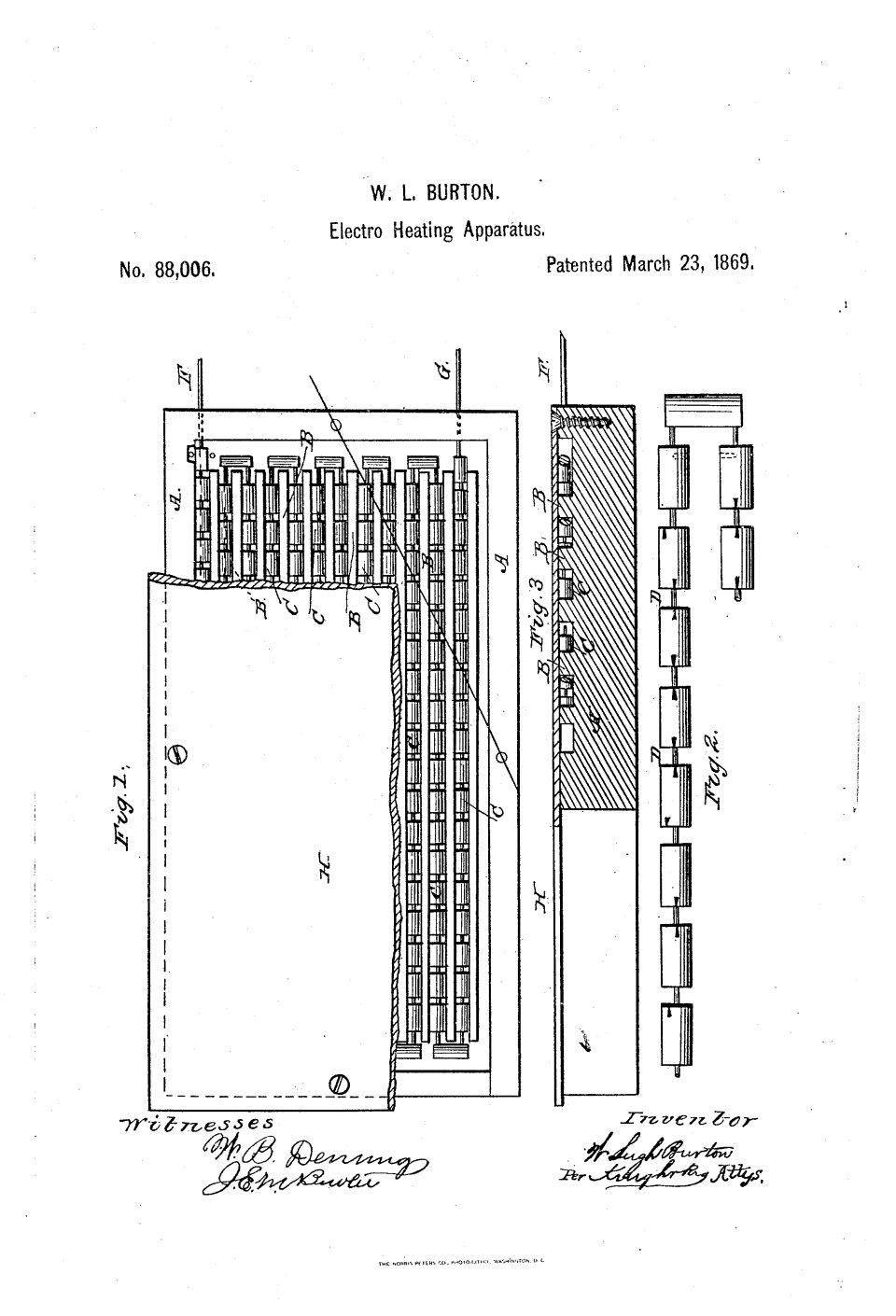 Le chauffage électrique, Watkins Leigh Burton