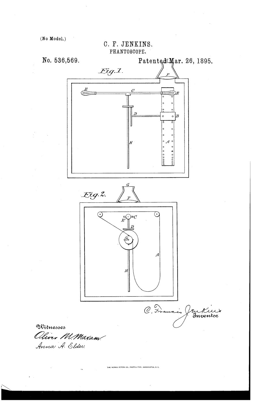 Le projecteur de cinéma, Charles Francis Jenkins