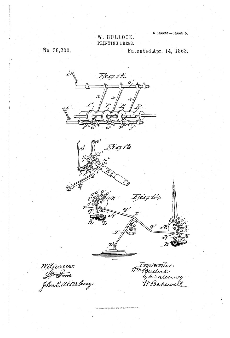 La presse rotative, William Bullock