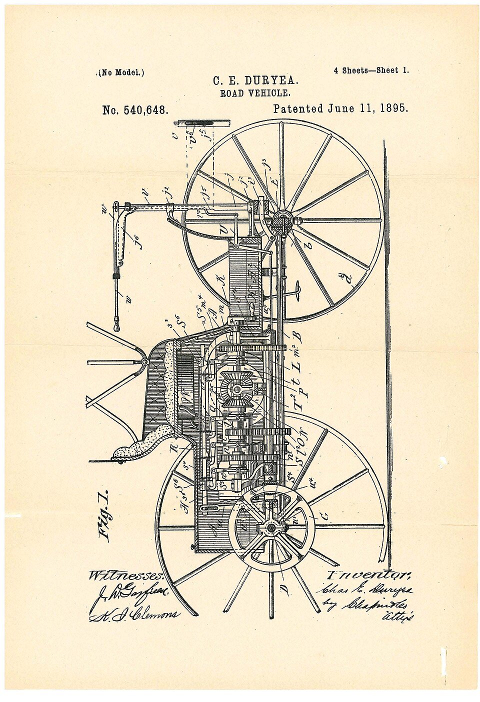 L'automobile Duryea, Charles E. Duryea
