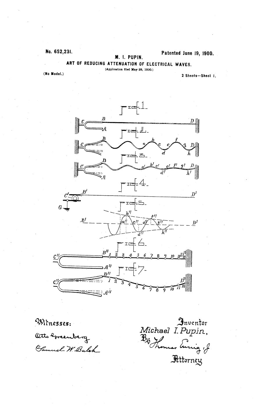 La bobine de Pupin, Mihajlo Pupin