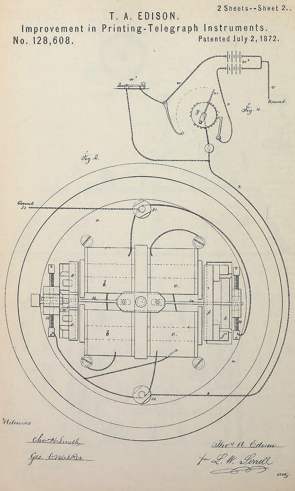 Le téléscripteur boursier, Thomas Edison
