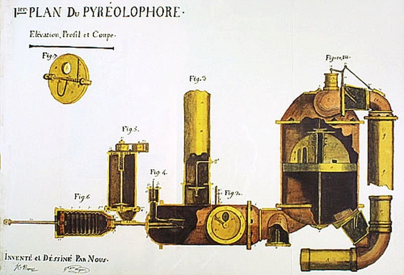 Le Pyréolophore, Nicéphore et Claude Niépce