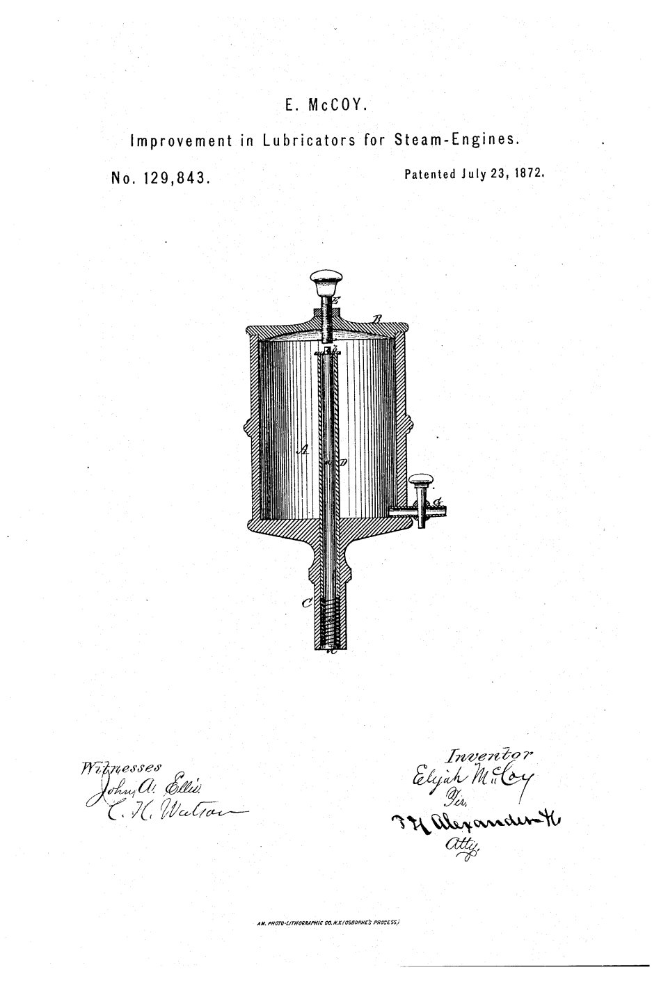 Le graisseur automatique, Elijah McCoy
