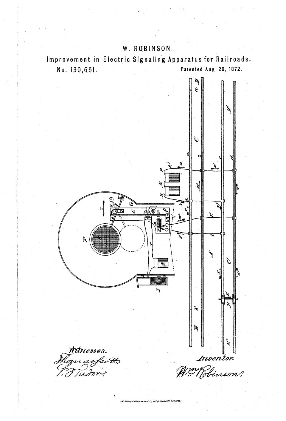 La signalisation ferroviaire automatique, William Robinson